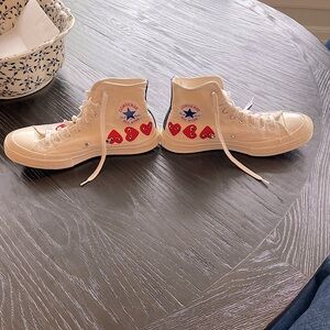 Converse comme de garons play high tops